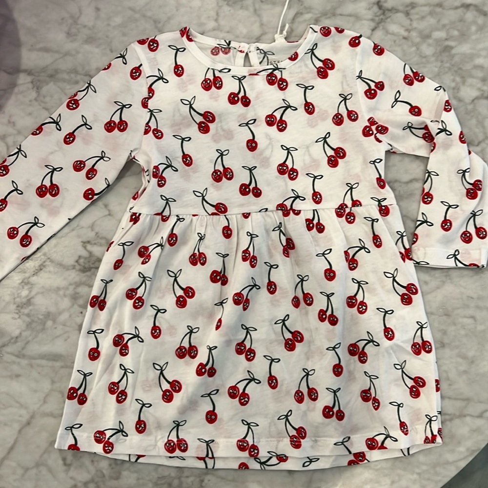 BNWT Stella McCartney Kids cherry dress sz 24M